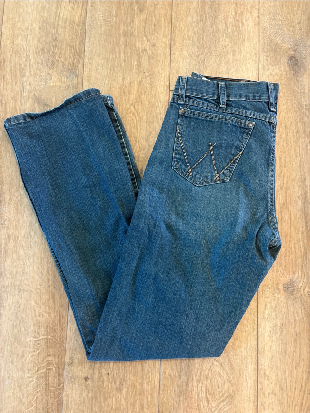 Wrangler Retro Mens Slim Boot Jeans